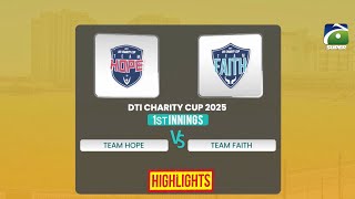 DTI Charity Cup 2025 | Team HOPE VS Team FAITH | 1st Inning | Geo Super