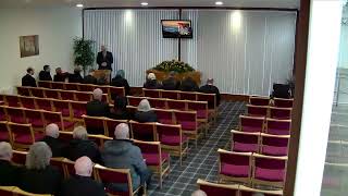 Service at Funeral Parlour for John Ramsay