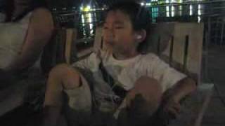 5-year-old Justin singing Breaking Free in Singapore