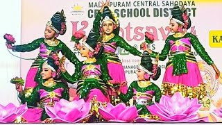 Malappuram Central Sahodaya Kalotsav 2024 LP group dance Thamara #kalolsavam2024 #groupdance