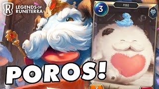 WE WILL CUDDLE THEM TO DEATH! | Legends of Runeterra | Standard | The Poro King