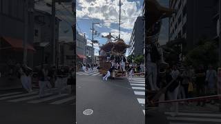 鳳だんじり祭り試験曳き 長承寺①旧ドット前やりまわし【令和5年9月24日】