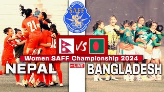 Nepal vs Bangladesh Live, Kick-off U16 SAFF Women Championship 2024