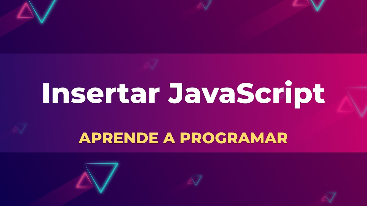 3 Formas De Insertar JavaScript En HTML - YouTube