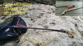 Cara membuat tembak ikan tradisional Kalimantan