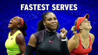 Fastest Serves Ever! | Women's Singles | US Open