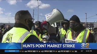 Dispute Over $1 An Hour Raise Leads To Hunts Point Market Workers' Strike