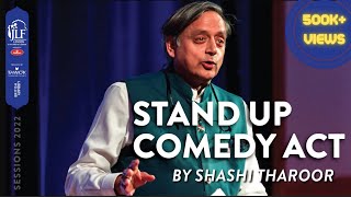 Stand-Up Comedy Act by Shashi Tharoor | JLF London at the British Library 2022