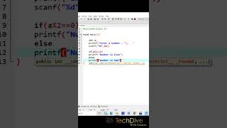 Avoid this mistake: Odd or even number in C program #ccode
