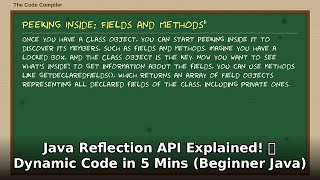 Master Java Reflection API in 5 Mins! ✨ Dynamic Code for Beginners (Java Tutorial)