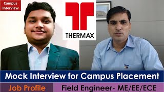 Thermax (Largest Boiler Manufacturing MNC) I Campus Placements I Arvind Singh Pemawat