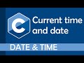 How to get current time and date in C
