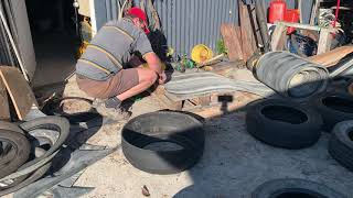 Car Tyre Feed Bin