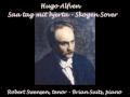 hugo alfven saa tag mit hjerta skogen sover sung by robert swensen