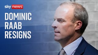 Dominic Raab resigns after bullying allegations