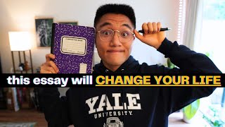 Editing YOUR College Essays | This Essay Will CHANGE YOUR LIFE