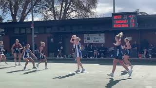 2024 BFNL A grade netball -  round 17 - Sandhurst v Strathfieldsaye first quarter