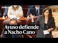 Ayuso defiende Nacho Cano diciendo que 