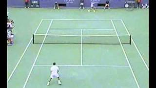 Tennis Rafter vs Sampras 1998 set 3