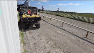 We use our 65 gallon ag sprayer on our atv for the first time