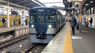 西武9000系9108F各駅停車国分寺行きが萩山駅を発車