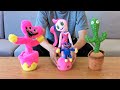 Huggy Wuggy Dancing Cactus Toys - Mommy Long Legs, Kissy Missy & Huggy Wuggy Dancing Together