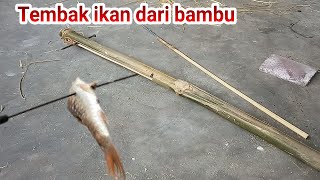 Membuat tembak ikan dari bambu | ide kreatif | diy