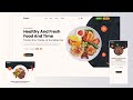 Responsive Restaurant Website (Header and Hero) Using HTML CSS And JavaScript