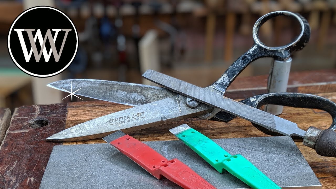 How To Sharpen Scissors Like A Pro - YouTube