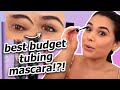 A SURPRISING Favorite!! Testing 5 AFFORDABLE Tubing Mascaras