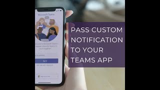 Personalizing Teams App Experience with Custom Data in Activity Feed Notifications