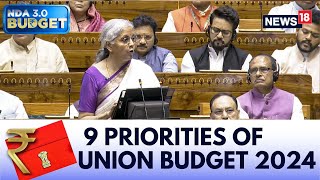 This Budget Envisages Sustained Efforts On Following 9 Priorities\