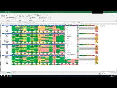 Цвета условного форматирования Excel Count