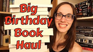 BIG BIRTHDAY BOOK HAUL #bookhaul #booktube