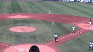 横浜ー横浜隼人 6回表 2015年夏高校野球神奈川大会準々決勝