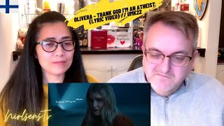 Olivera – Thank God I’m an Atheist (Lyric Video) // UMK22 -  🇩🇰NielsensTv REACTION