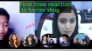 Reaksi pertama liat prank heris skuy/first time reaction#heriss skuy#heris reaction