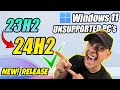 How to Upgrade Windows 11 23H2 to 24H2 on Unsupported PC (Officially)