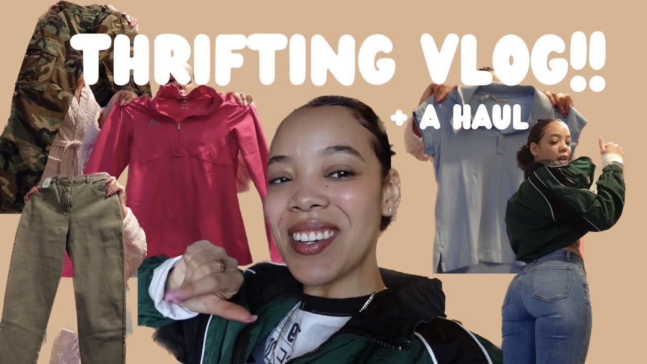 Thrifting Vlog Haul Youtube