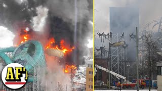 Lisebergs nya vattenpark totalförstörd i storbrand