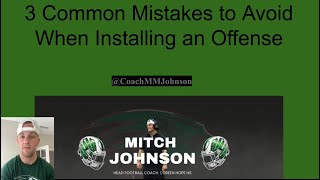 Avoid These 3 Common Mistakes When Installing Your Offense