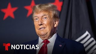 Juez prohíbe a Trump hacer declaraciones sobre su personal | Noticias Telemundo