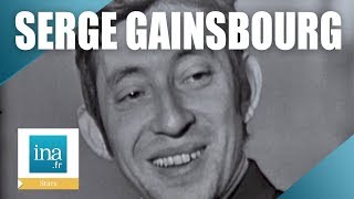 Serge Gainsbourg "Je ne peux pas être tendre avec ma gueule" | Archive INA