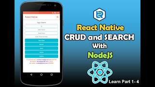 React Native - Make CRUD with NodeJs as Server (Part 1)
