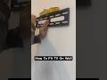 How To Fit TV On Wall DIY-TIPS #shorts