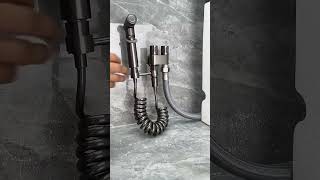 Bathroom toilet cleaning faucet installation