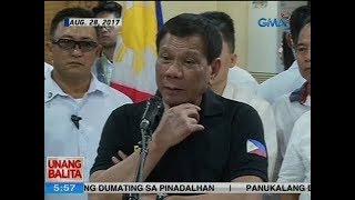 UB: Pres. Duterte, nagbabala kay Iloilo city Mayor Jed Mabilog na putulin ang ugnayan sa droga