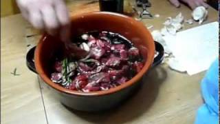 Video recipe - traditional Tuscan cuisine - italian food \