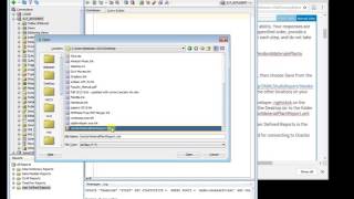 SQL Developer Report tutorial
