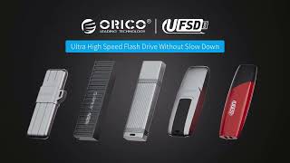 ORICO UFSD 411MB/S Pen Drive Metal Leather USB Flash Drive Type C 512GB 256GB 128GB 64GB